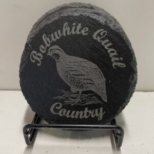 Bobwhite Quail Engraved Coaster